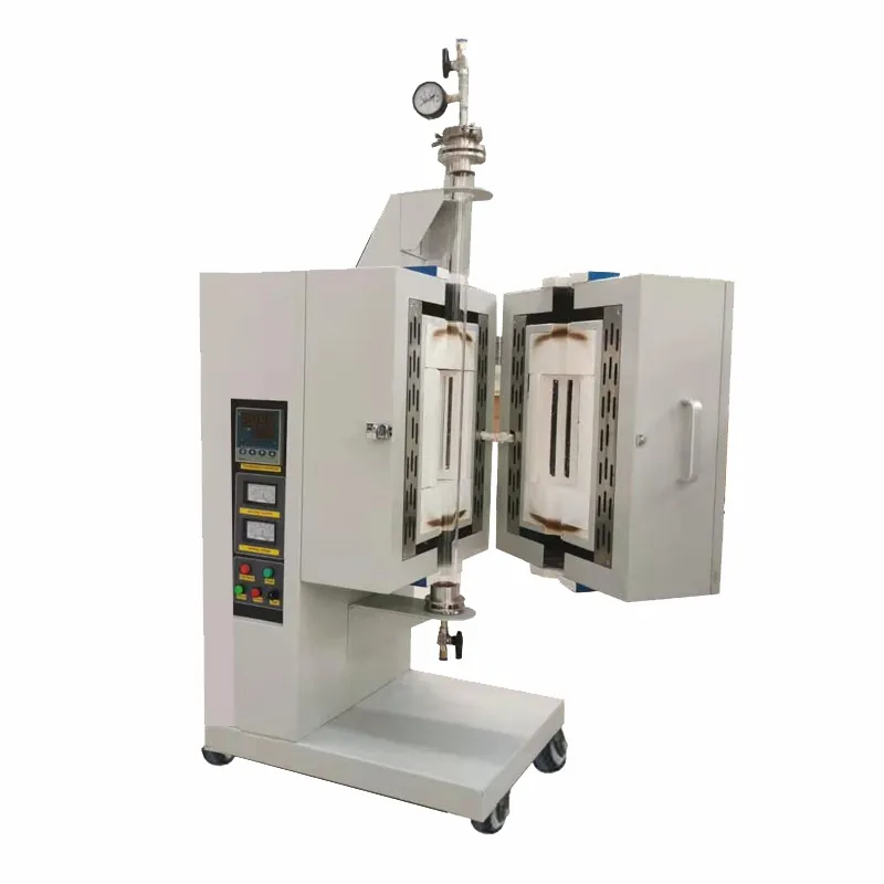 Vertikal vakuumli quvurli pech